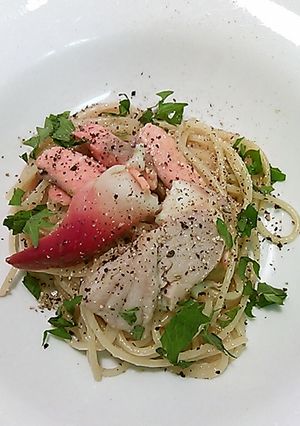 お刺身をパスタに♪-レシピのメイン写真