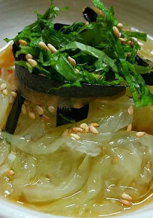 ︎ なす素麺！本物みたいにつるるん⤴︎-レシピのメイン写真