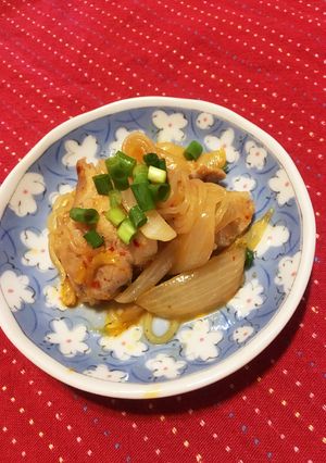 豚切り落としでヘルシー豚キムチ！-レシピのメイン写真