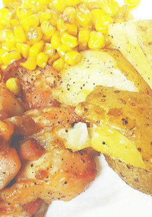 鶏肉とじゃがいものオーブン焼き-レシピのメイン写真