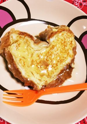 ハート♡のフレンチトースト-レシピのメイン写真