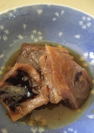 圧力鍋でカスべの煮物-レシピのメイン写真