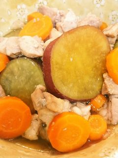 *ホットクック*鶏とさつまいもの煮物-レシピのメイン写真