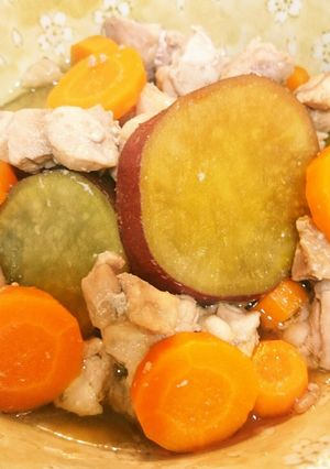 ＊ホットクック＊鶏とさつまいもの煮物-レシピのメイン写真