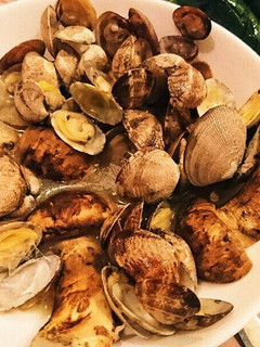 アサリと松茸の酒蒸し♪シメにはリゾット!-レシピのメイン写真