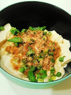 食欲ナシでも簡単これだけ☆納豆とうふ丼-レシピのメイン写真