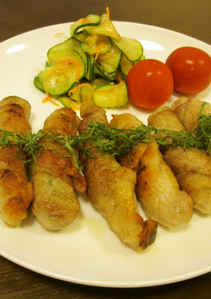 夏野菜☆みょうが☆豚巻き☆-レシピのメイン写真