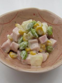 冷凍とうきびの四色サラダ-レシピのメイン写真