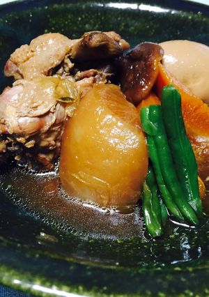 酢を使って柔らか手羽元と大根のさっぱり煮-レシピのメイン写真