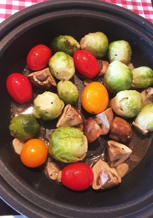 タジン鍋で野菜をスパイスと一緒に炊いたん-レシピのメイン写真