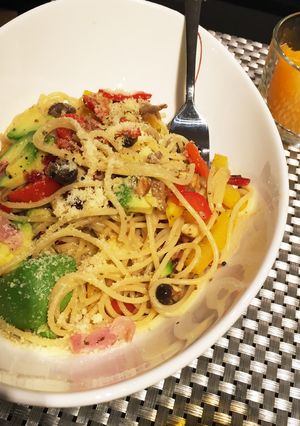 適当、食感がたまらないペペロンチーノ-レシピのメイン写真