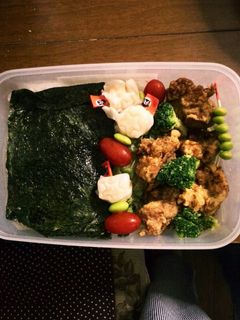 唐揚げ弁当(大)★部活-レシピのメイン写真