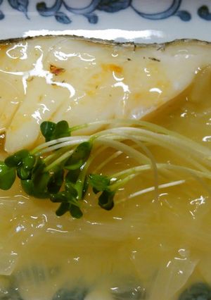 簡単！和食タラの玉ねぎ餡掛け～白だしで～-レシピのメイン写真