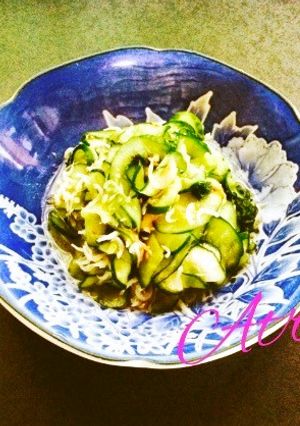 きゅうりと小エビとしらすの酢の物-レシピのメイン写真