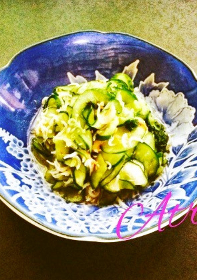きゅうりと小エビとしらすの酢の物-レシピのメイン写真