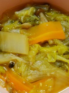 野菜たっぷり♪白菜とレタスの中華スープ♪-レシピのメイン写真