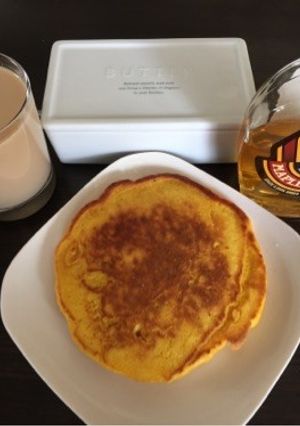 リメイク＊かぼちゃの甘煮パンケーキ-レシピのメイン写真