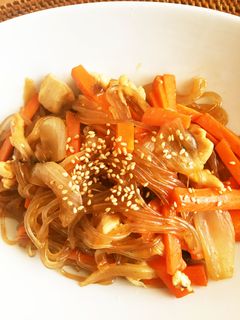 鶏胸肉と人参の簡単極旨チャプチェ-レシピのメイン写真