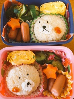 簡単キャラ弁☆くま-レシピのメイン写真
