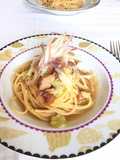 フライパンひとつで♪梅干しとツナのパスタ