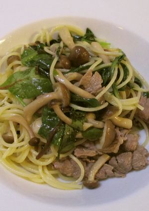 牛肉のゆず胡椒風味パスタ-レシピのメイン写真
