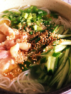 創味シャンタンde簡単中華風にゅうめん☆-レシピのメイン写真