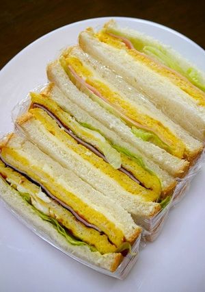 たまご(フレンチトースト)サンドイッチ-レシピのメイン写真