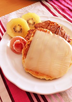 フワフワ美味しい♡豆腐入りパンケーキ-レシピのメイン写真