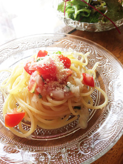 ♡簡単♡トマトとバジルの冷製パスタ♡-レシピのメイン写真