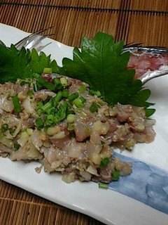 あじのなめろう-レシピのメイン写真