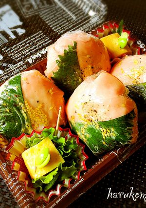 大人味のハムおにぎり-レシピのメイン写真