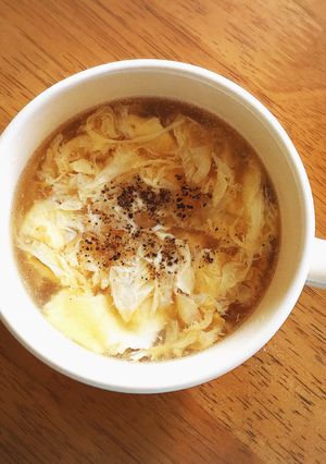 簡単!ふわふわたまごスープ-レシピのメイン写真