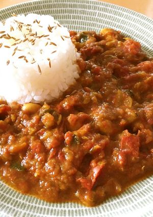 市販のルウを使わないヘルシー夏野菜カレー-レシピのメイン写真