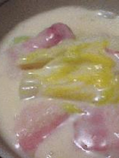 暖まるね♪白菜とベーコンのクリーム煮-レシピのメイン写真