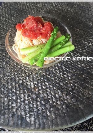 冷製和風トマトパスタ-レシピのメイン写真