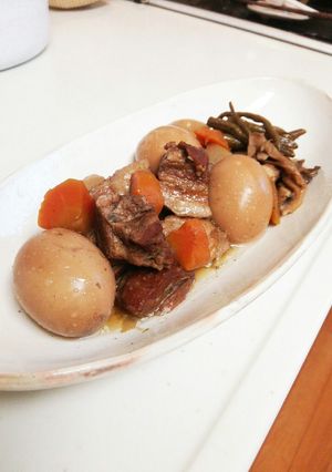 烏龍茶でできる簡単 本格的豚の角煮-レシピのメイン写真