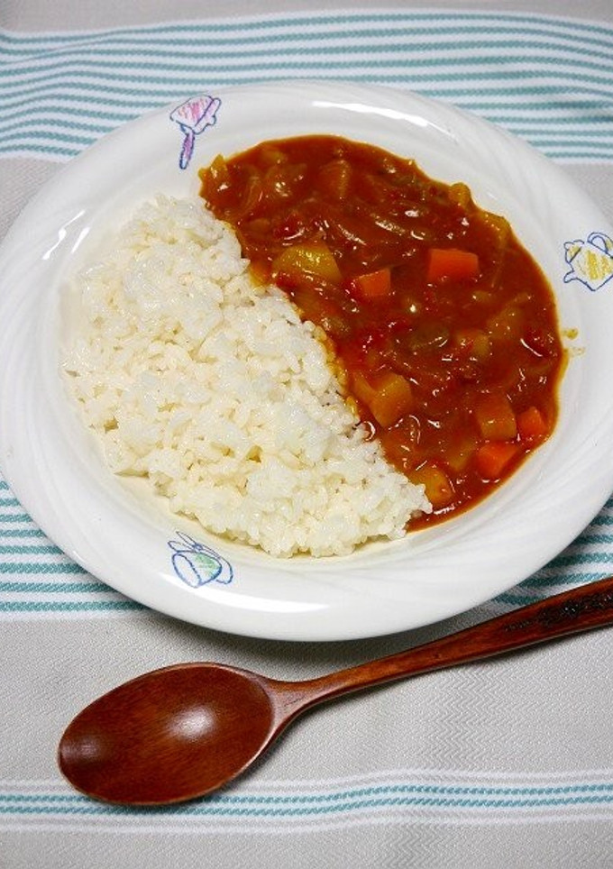 簡単！一晩寝かした風裏技☆トマトカレー-レシピのメイン写真