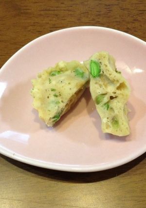 枝豆とヨーグルトの玄米茶蒸しパン-レシピのメイン写真