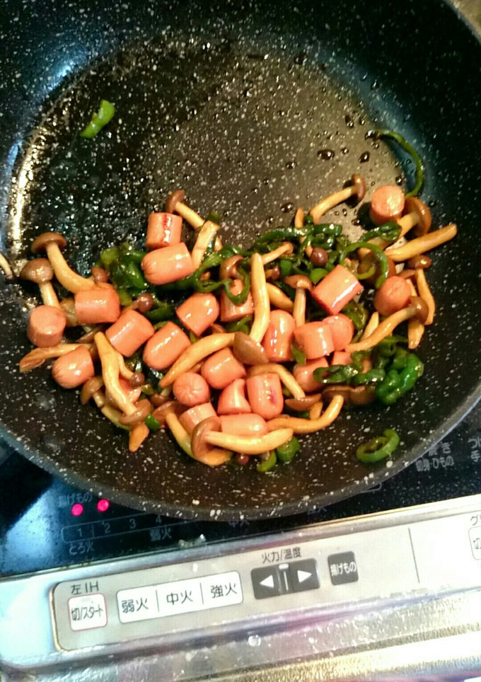 しめじとピーマンのぽん酢炒め-レシピのメイン写真