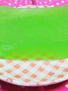サイダー寒天 メロン味-レシピのメイン写真