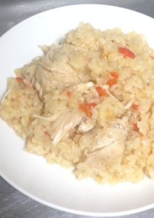 炊飯器で作るバターチキンライス-レシピのメイン写真
