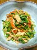 鶏ささみと豆苗の中華サラダ