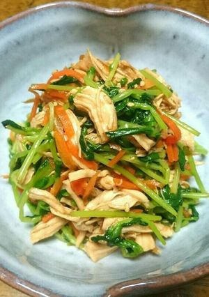 鶏ささみと豆苗の中華サラダ-レシピのメイン写真