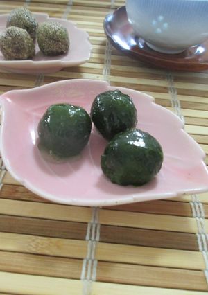お茶うけに♡美味あんこ玉-レシピのメイン写真