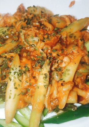 シーチキンとケチャップの炒め物-レシピのメイン写真