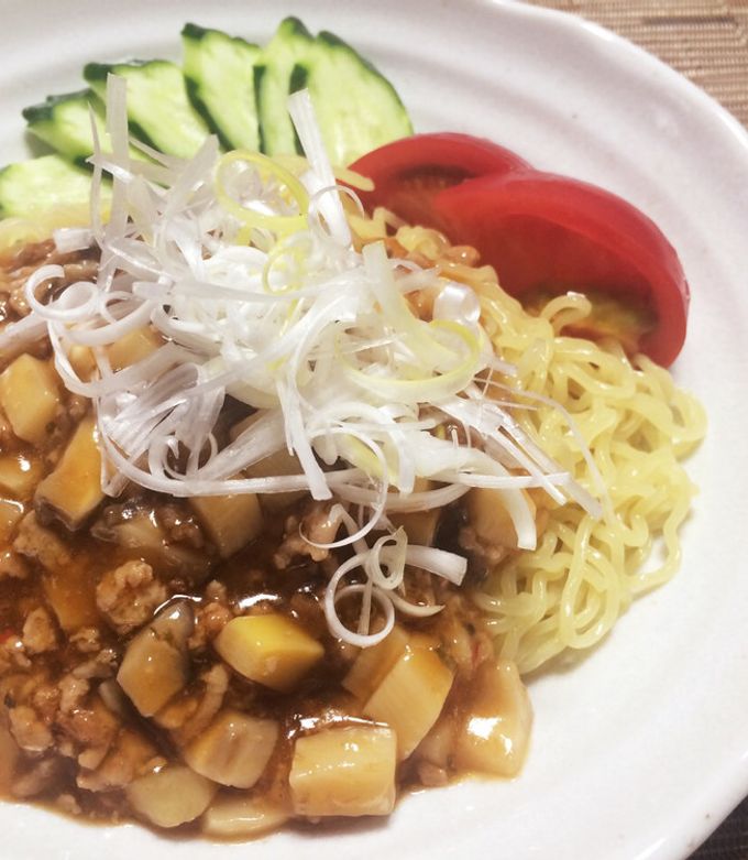 麻婆豆腐の素で簡単☆ジャージャー麺☆ by ♥︎yaya