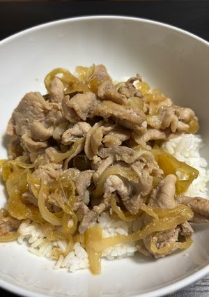 甘め豚丼-レシピのメイン写真