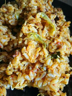 簡単!すぐ出来る!パラパラ納豆キムチ炒飯-レシピのメイン写真