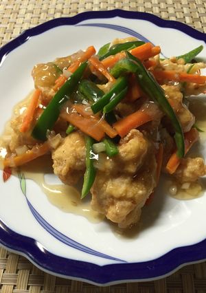 とり天の野菜香味酢かけ-レシピのメイン写真