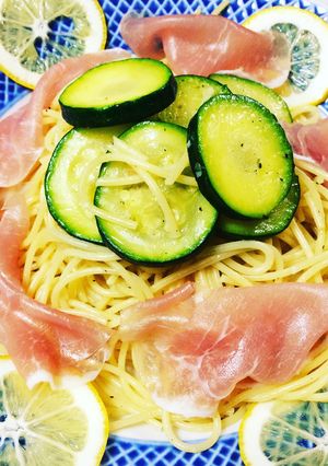 レモンとズッキーニの爽やかパスタ-レシピのメイン写真